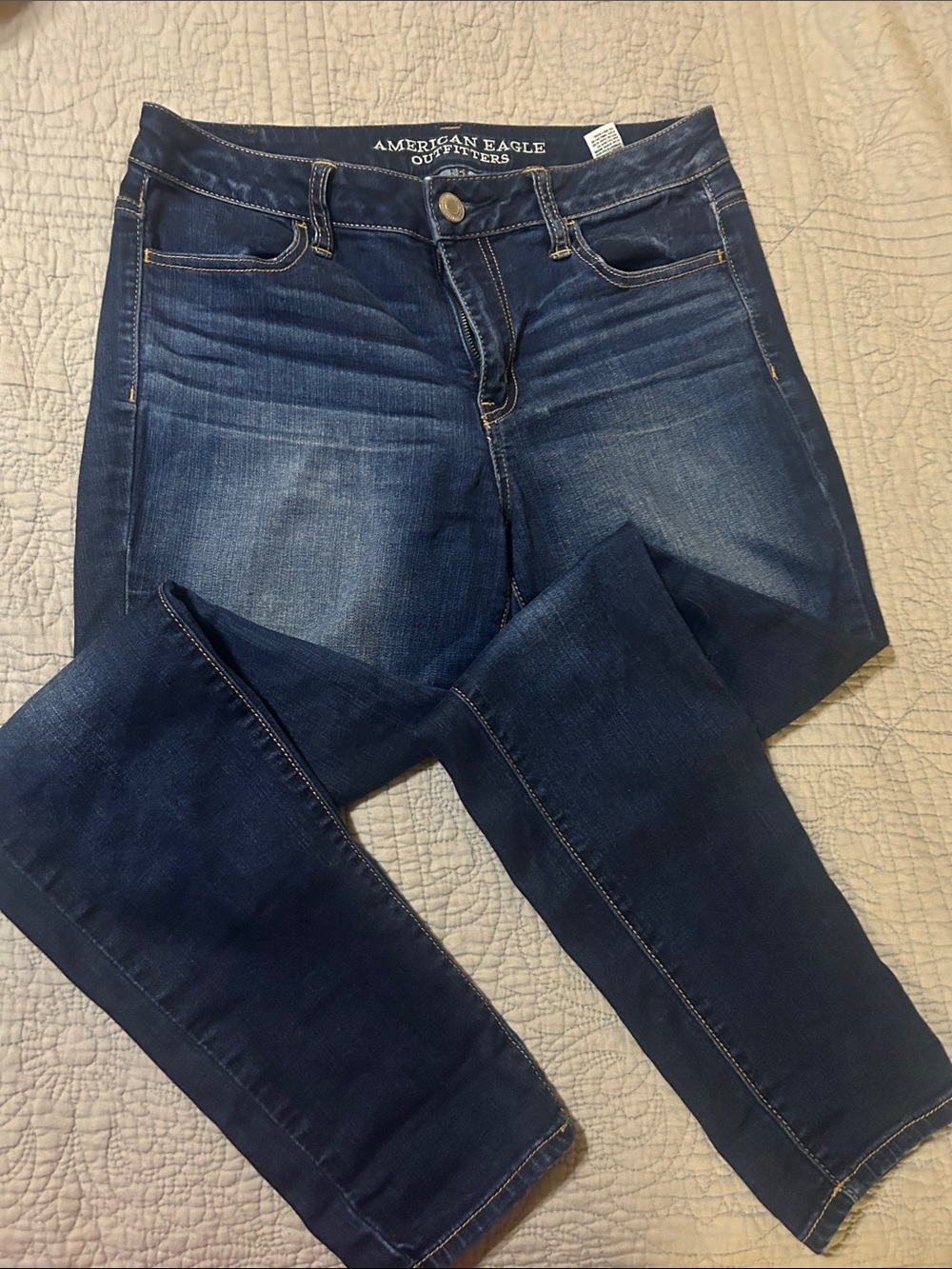 American Eagle Outfitters Dark Blue Skinny Jeans